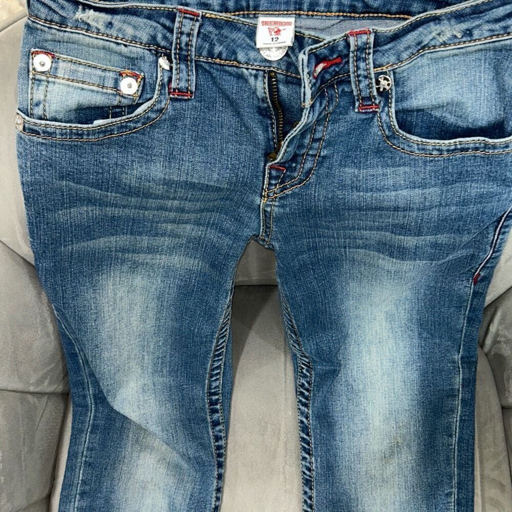 True religion slim straight sz12 jeans